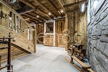 A photo of a wooden staircase taken by holidays