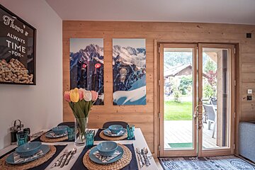 A dining room with a sign that says there 's always time for