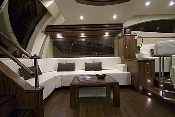 A living room with a couch and a coffee table