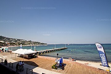 A cannes accommodation photo of a beach