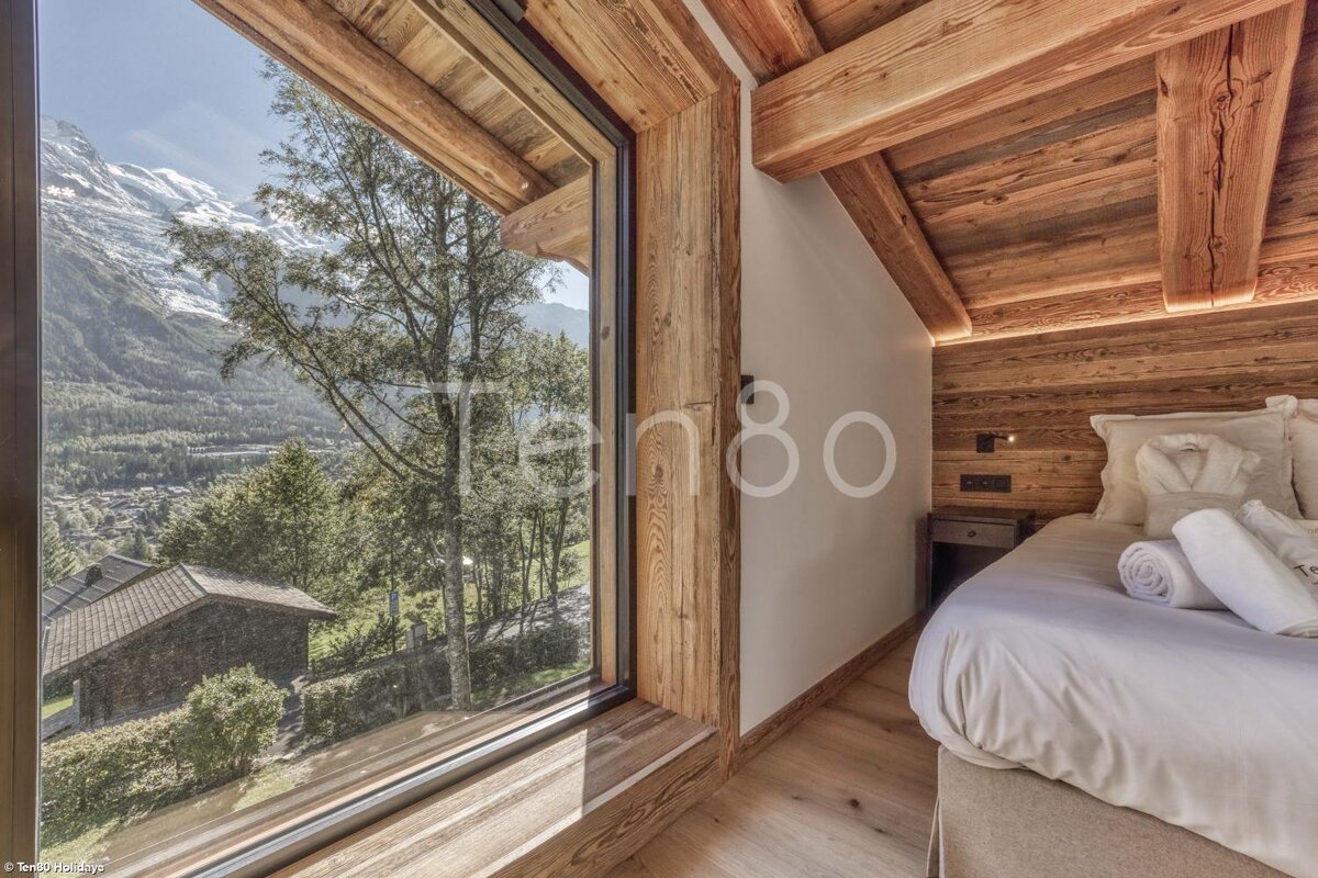 A bedroom with the number 80 on the wall