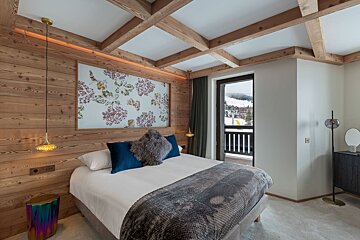 An artist 's impression of a room with a swimming pool