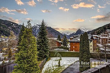 A view of a mountain base real estate property