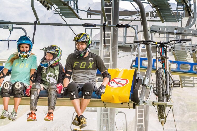 Mountain bike in Tignes