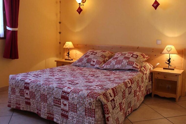 A double bedroom in the apartment