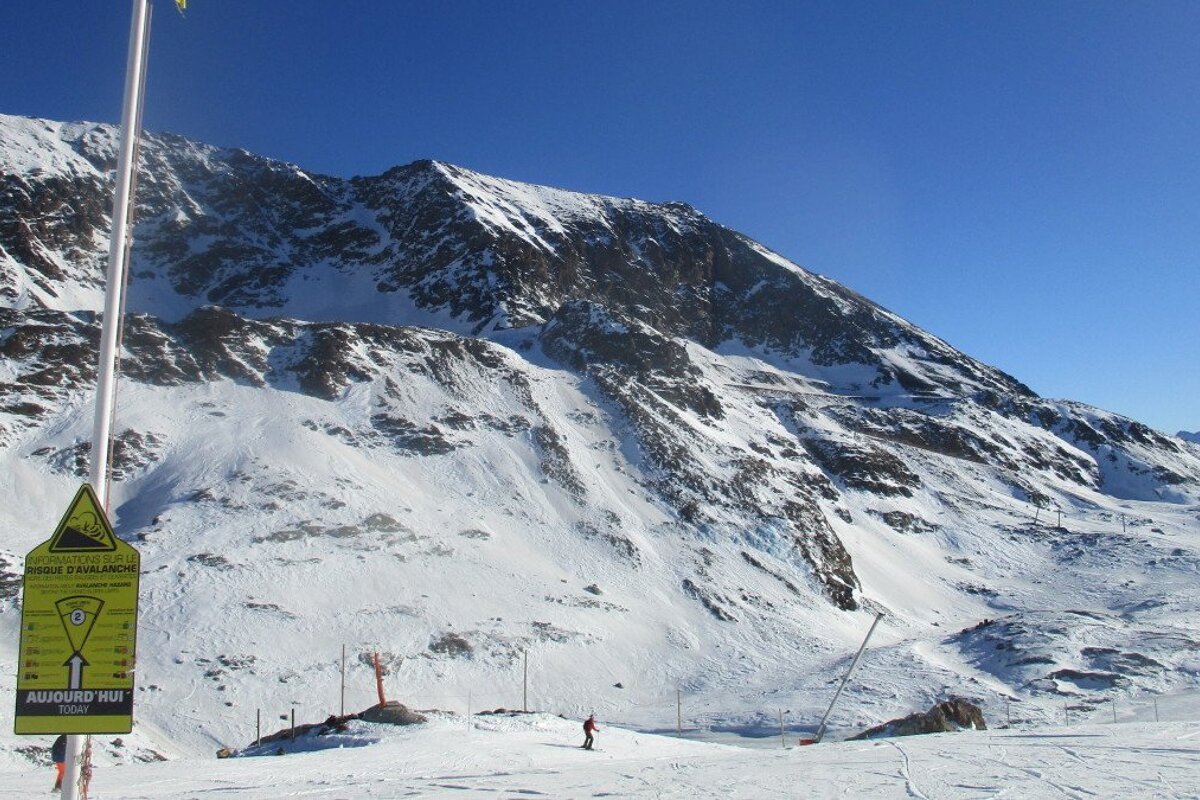 ski area in alpe dhuez