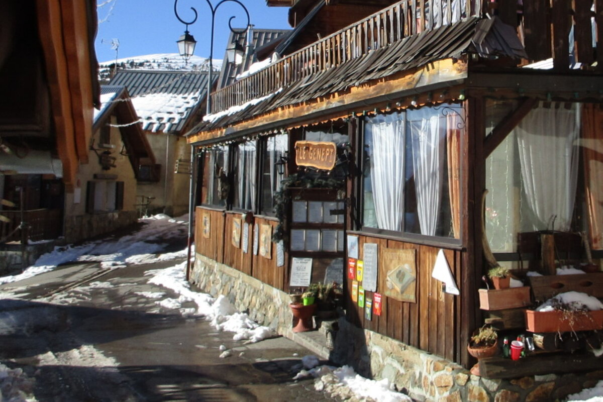 a traditional mountain restaurant