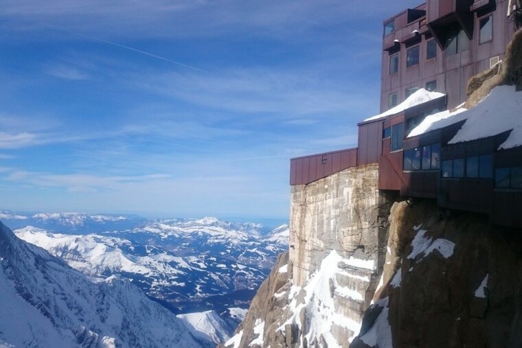 The feat of engineering that is the top station on Piton Nord