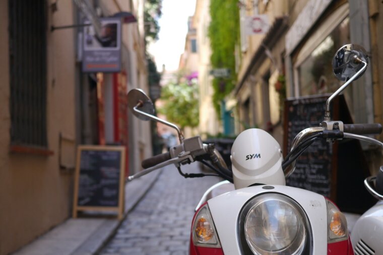 Charming old cobbled streets
