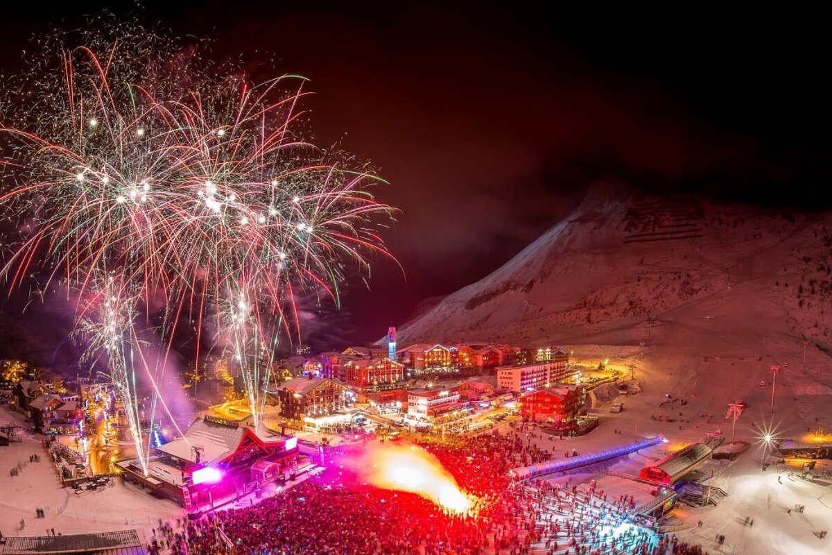 new year in tignes