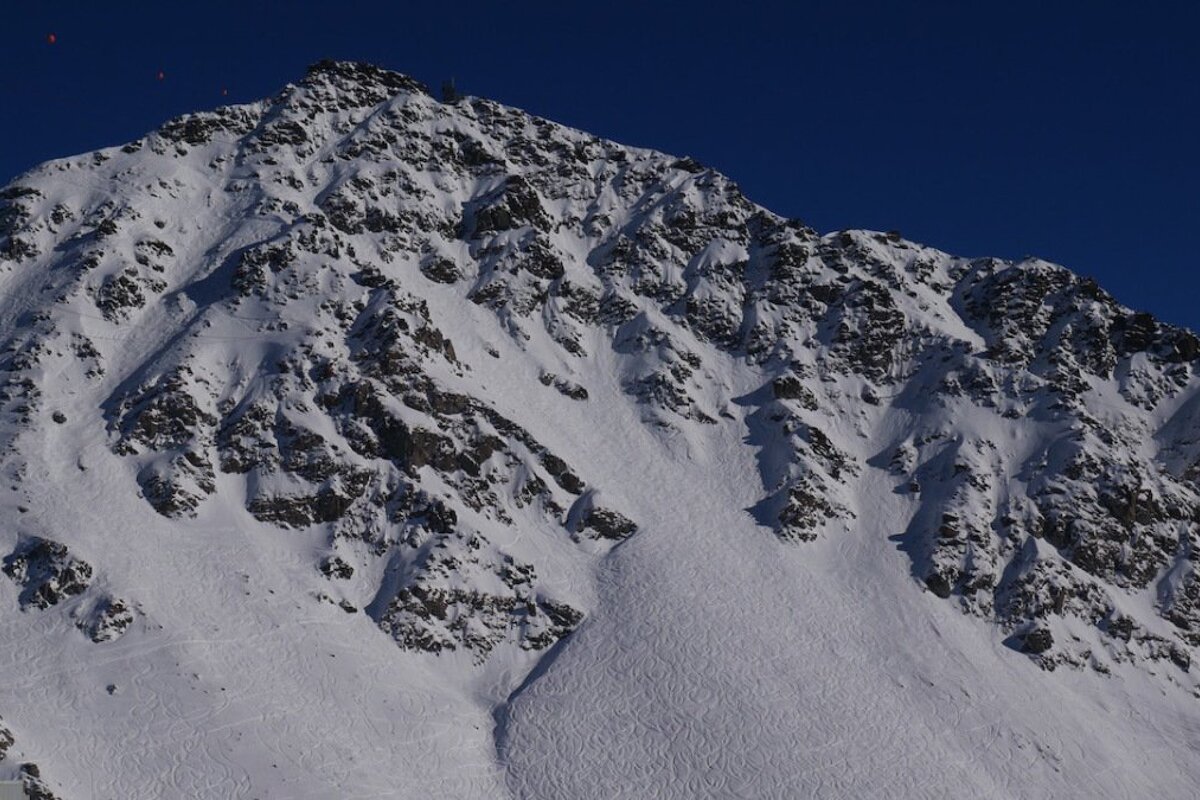 a mountain in verbier