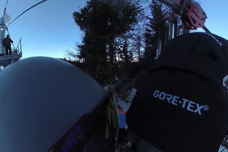 Riding La Plagne's Super Tyro