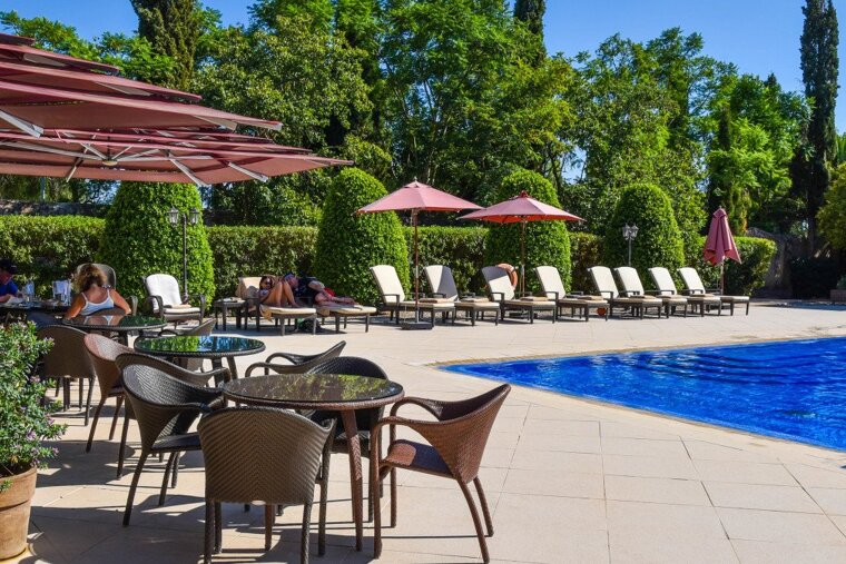 The pool bar
