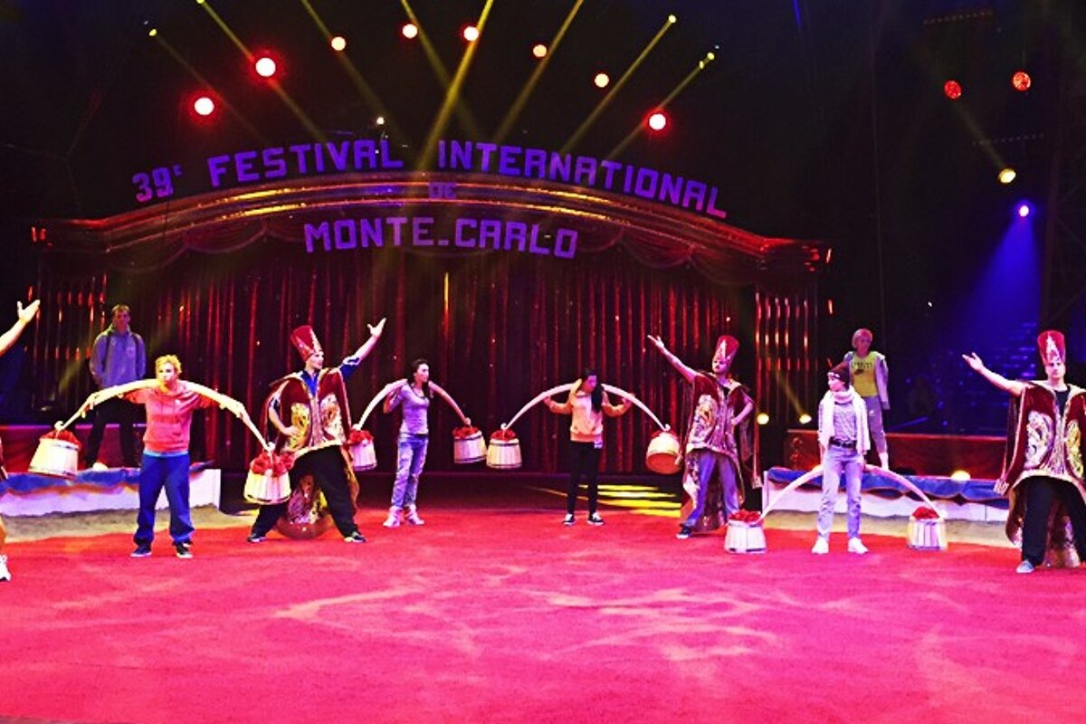 a show at the monte carlo international circus festival