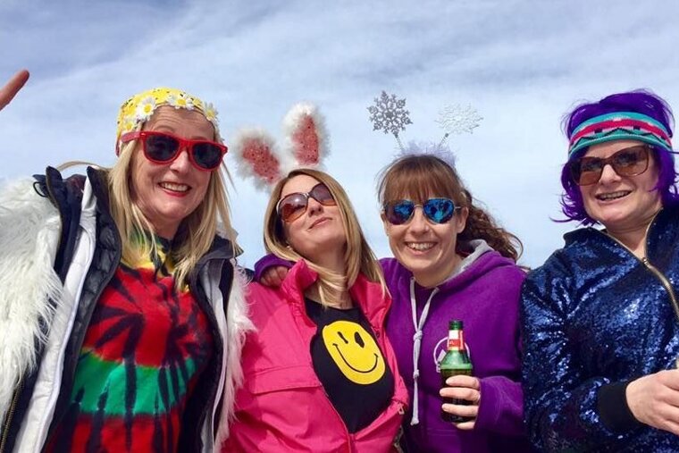 Just another day on the slopes
