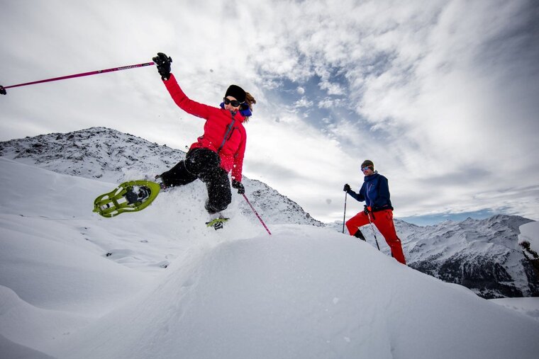 Snowshoeing in Verbier