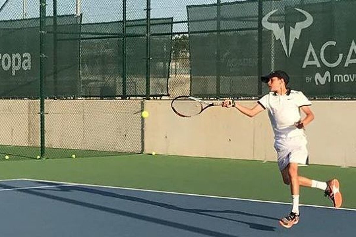 Romeo Beckham At Rafa Nadal Academy In Manacor Seemallorca Com