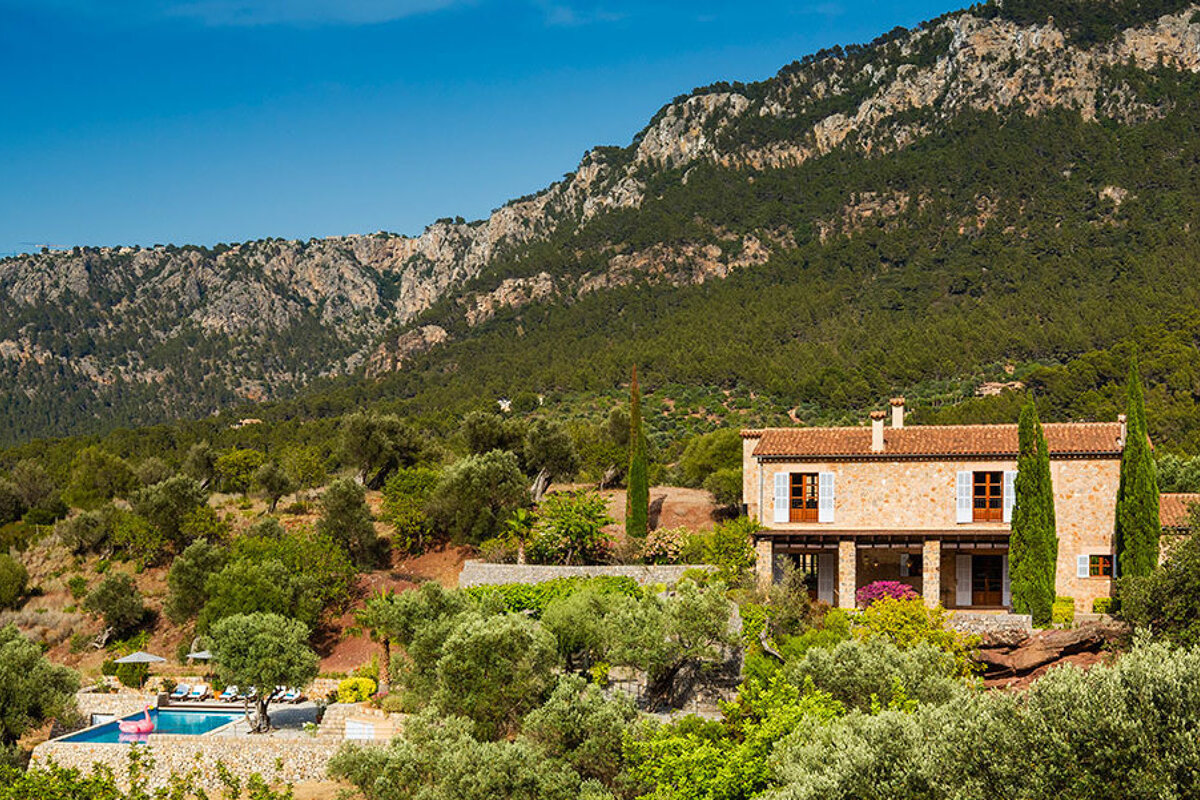 Sa terra Rotja villa on son bunyola estate in mallorca