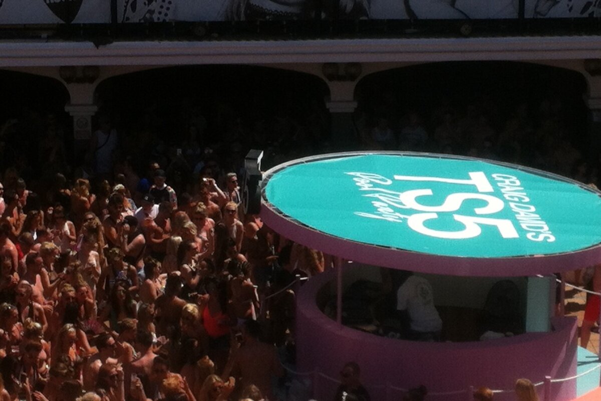 TS5 pool parties by Craig David at Ibiza rocks San Antonio