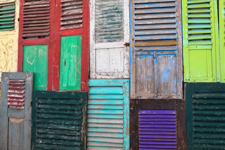 Colourful decor