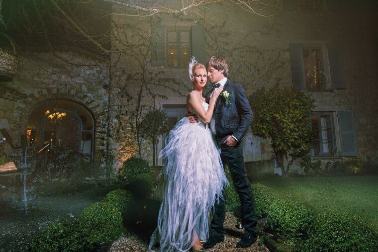 Les Rosees wedding
