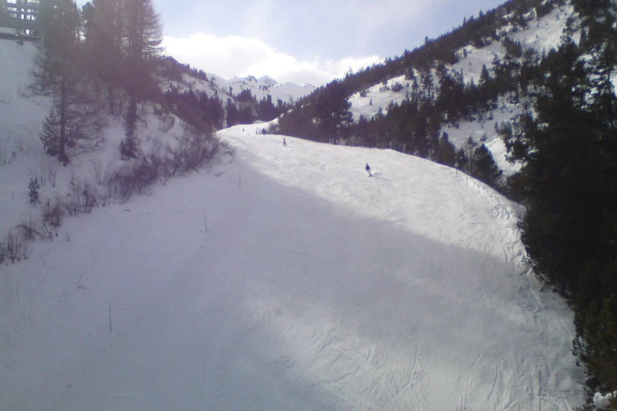 a piste in les arcs