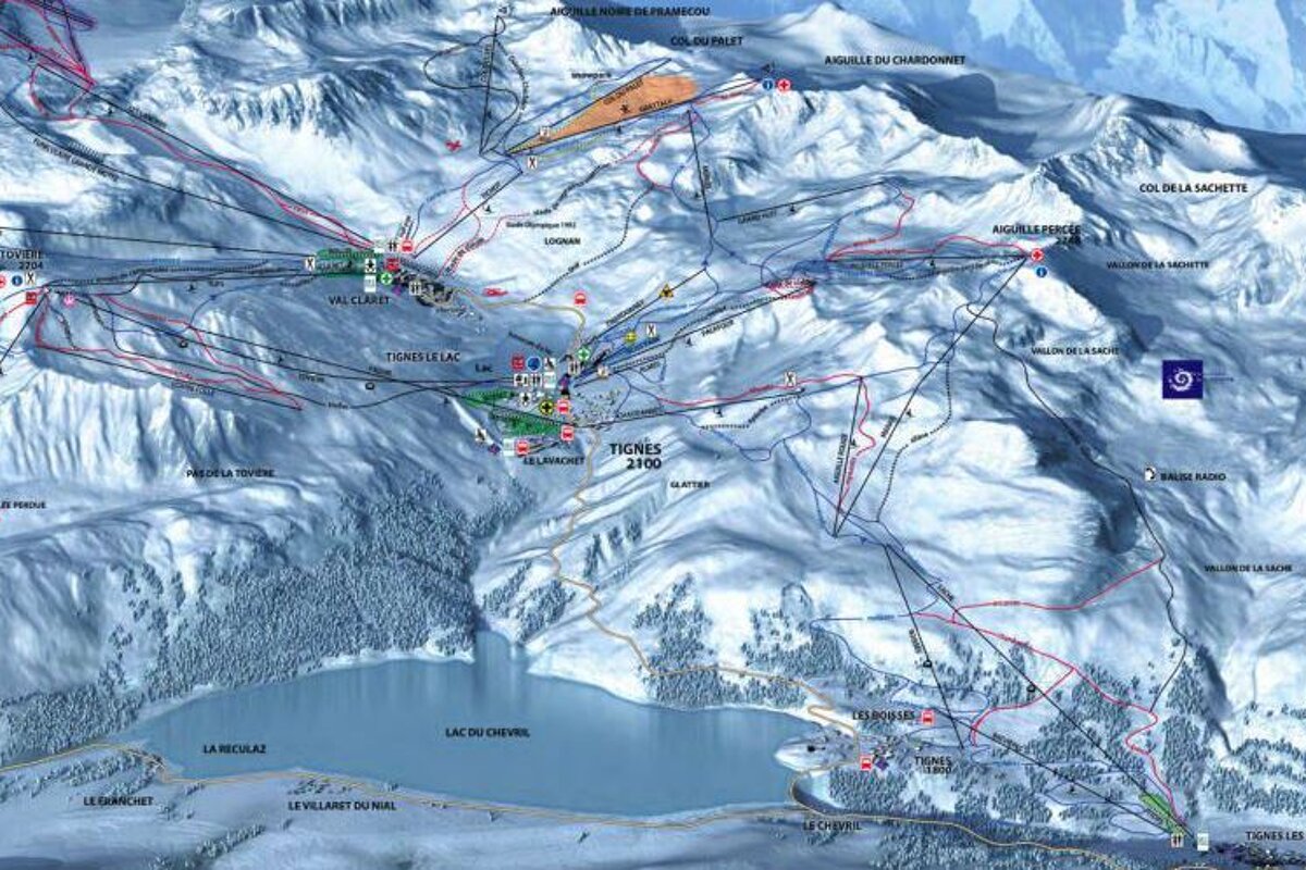 images Tignes Ski Map maps piste maps of tignes seetignes com