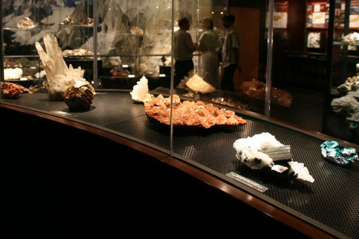 a crystal museum in chamonix