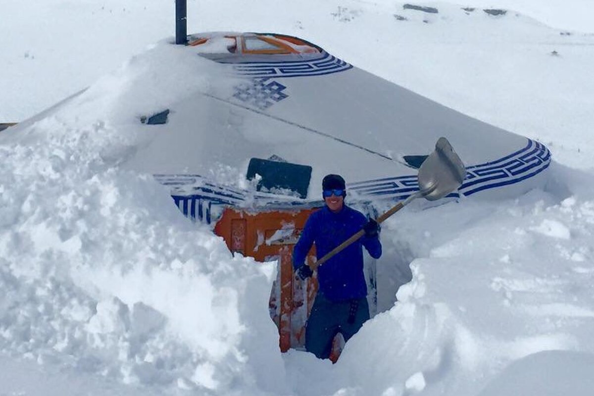 a yurt in val thorens