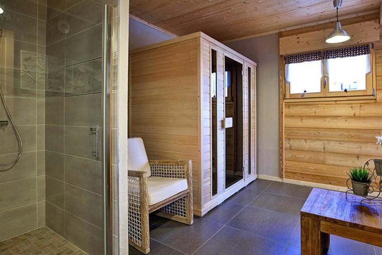 The Sauna at the chalet