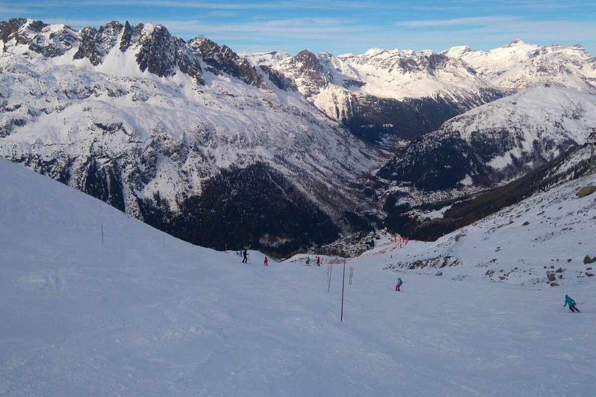 a ski area in chamonix