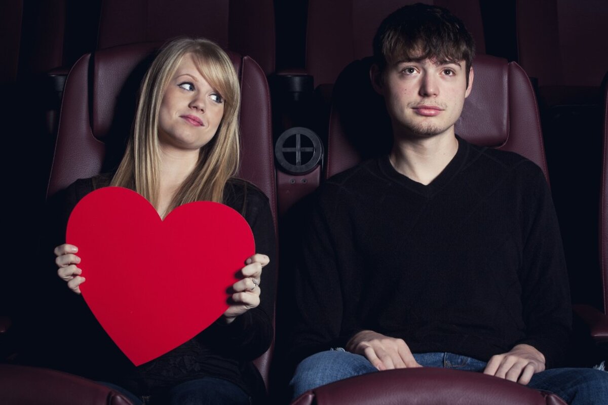 a couple in the cinema