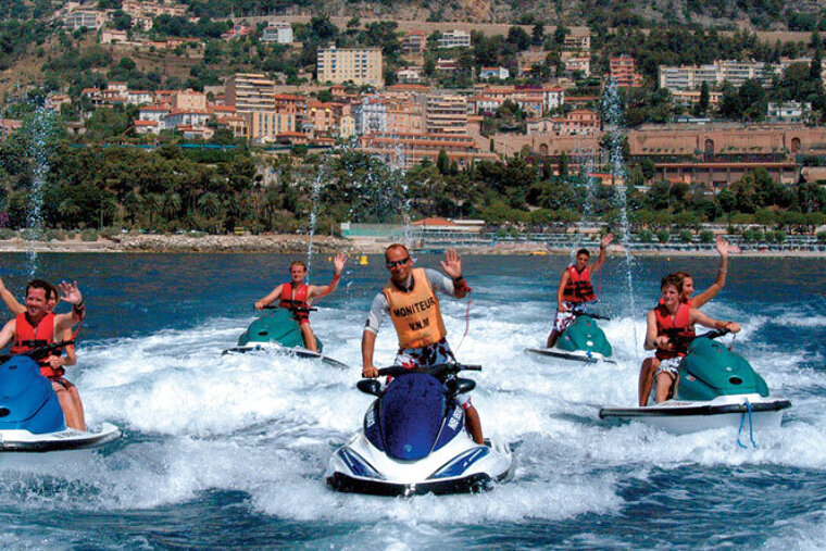 Jetskiing in Monaco