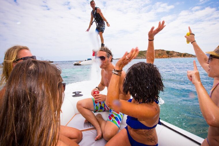 Flyboarding, Cala Nova (Mallorca)