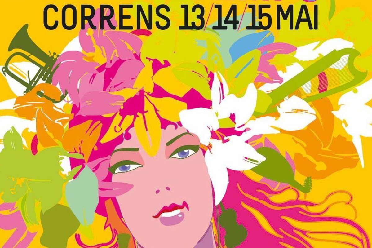 World music festival posters for Correns