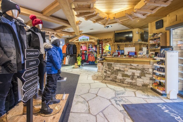 The interior of the shop