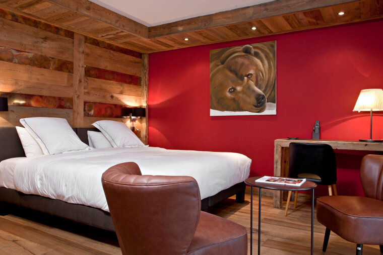 A double bedroom in the hotel
