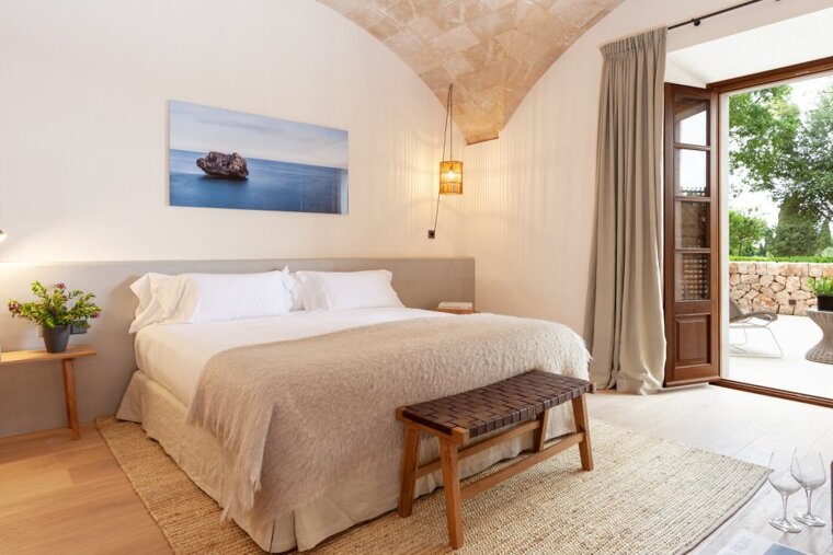 A double bedroom in the hotel