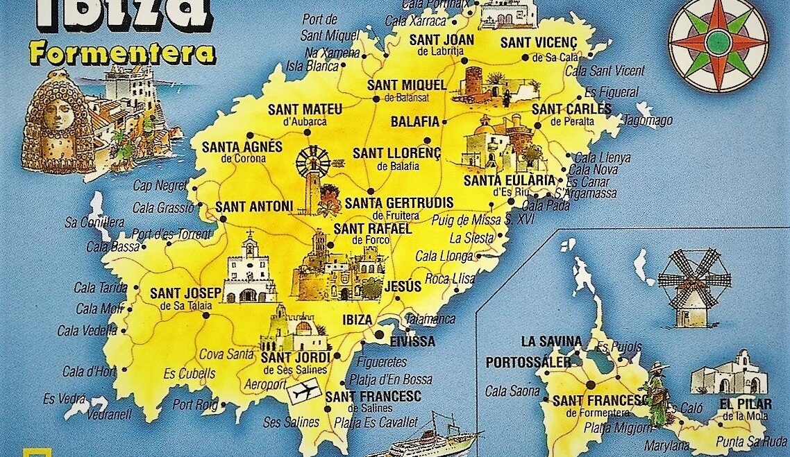 Maps Of Ibiza SeeIbiza Com   About Maps Of 82 