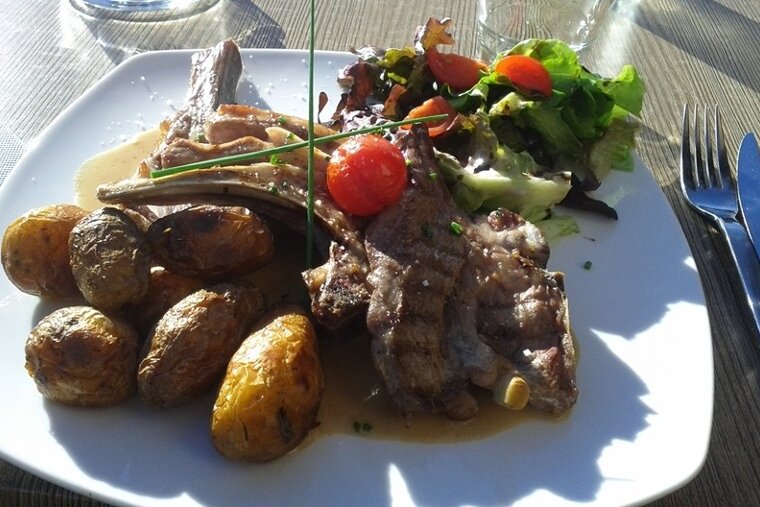 An example of the food available at the restaurant