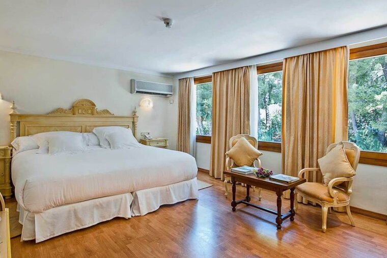 A double bedroom in the hotel