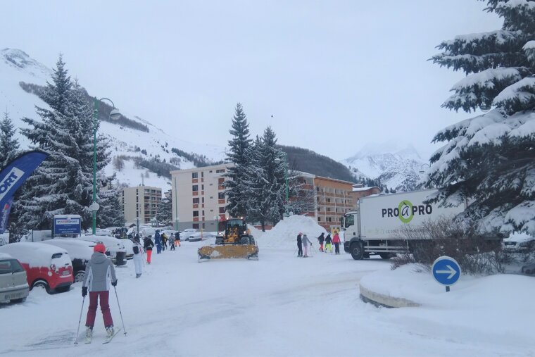 Snowy end of February conditions