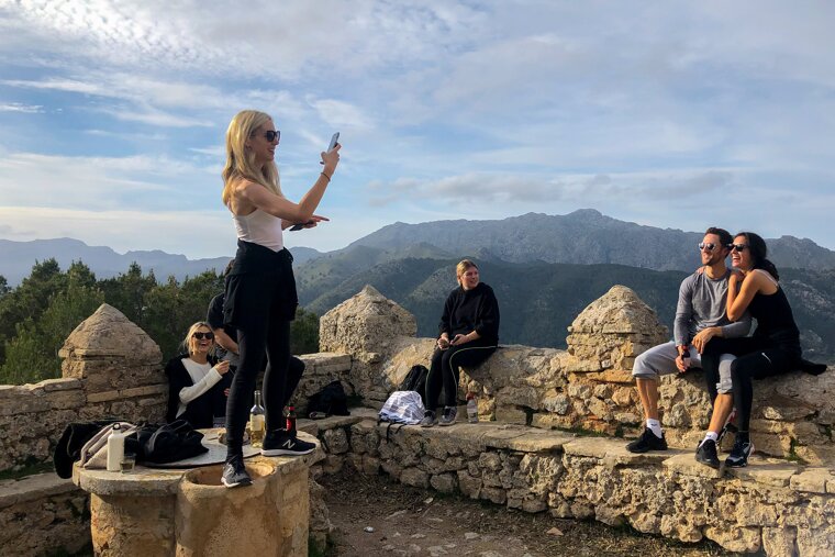 Hiking the Mallorcan mountains
