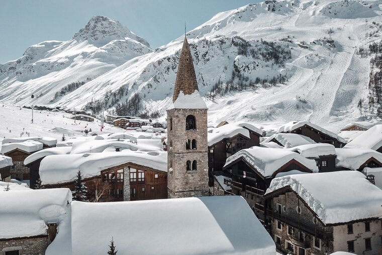A view of Val d'Isere