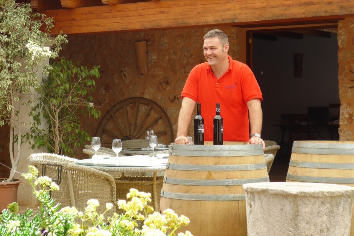 Andres Gelabert, founder of bodegas angel vineyard mallorca