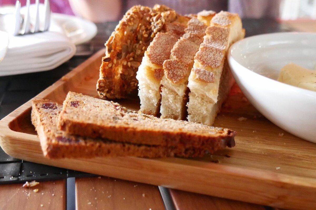 a bread selection