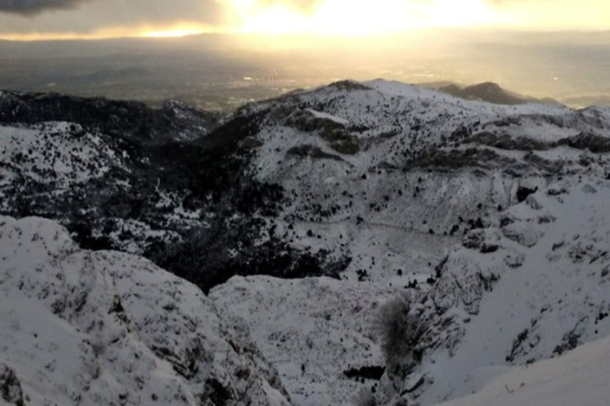 First Snowfall Of Winter 2017 18 In Mallorca Seemallorca Com