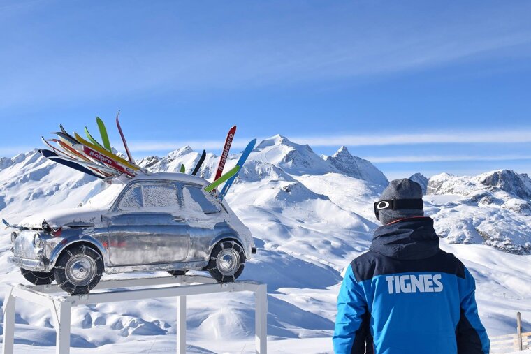 Car in Tignes
