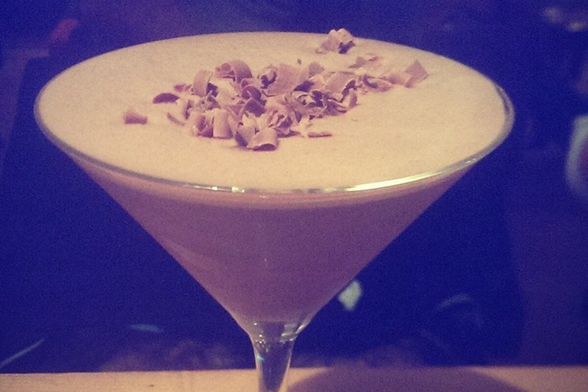 A coffee Martini at The Fall Line bar