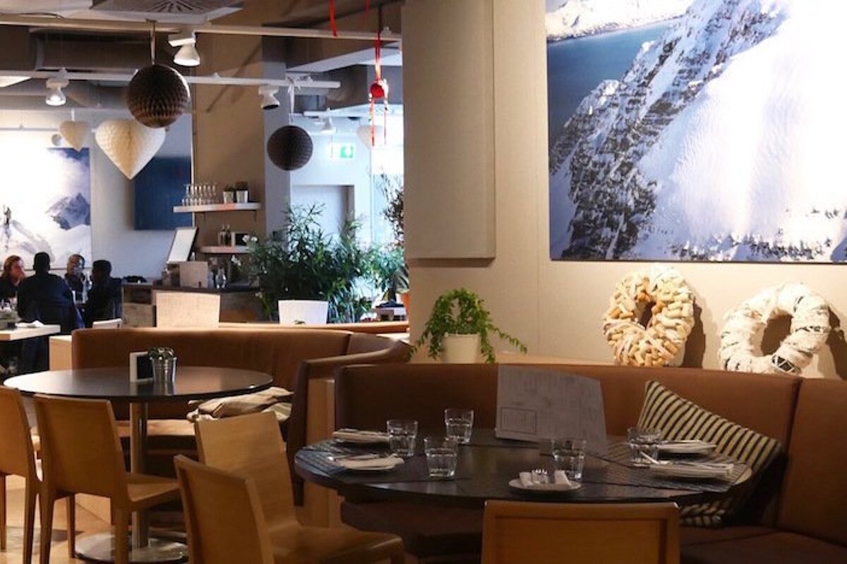 a restaurant interior